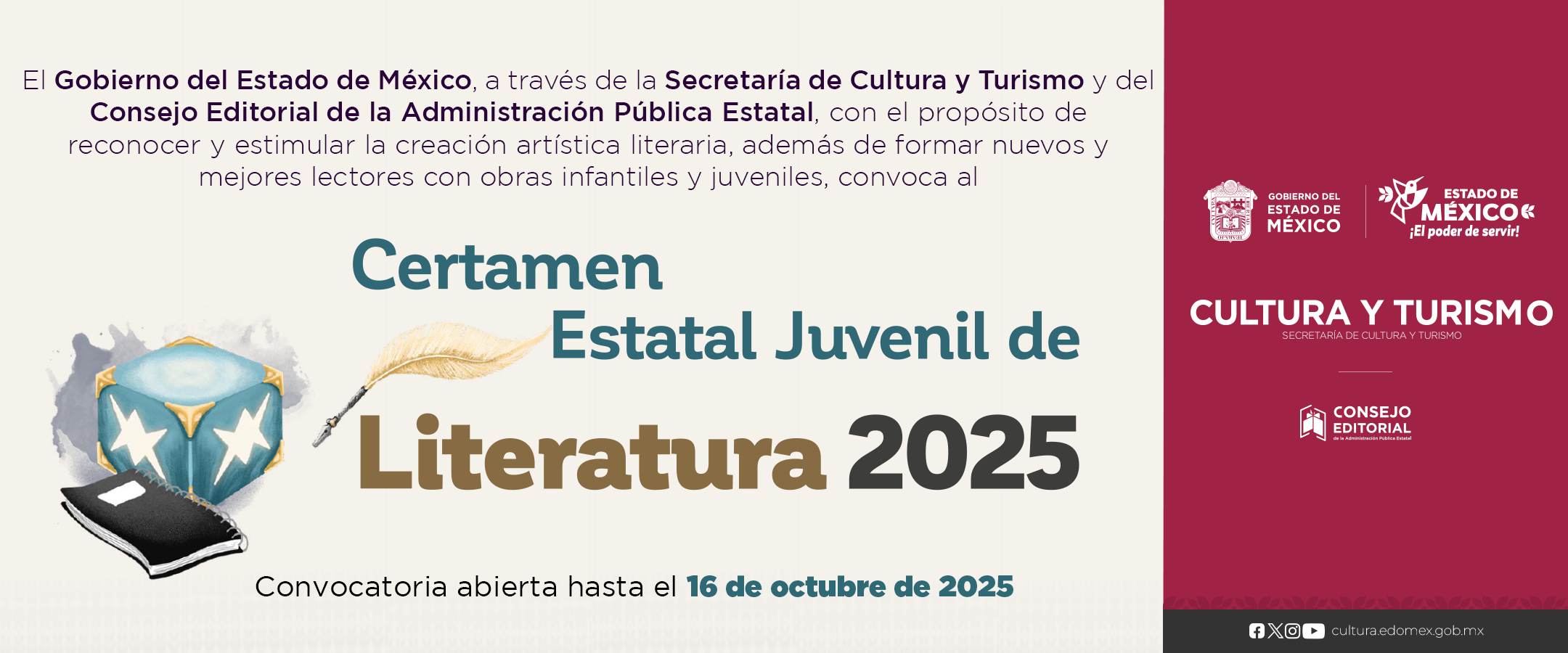Certamen Estatal Juvenil de Literatura 2025